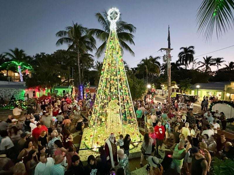 Lighting of the Key West Harbor Walk of Lights